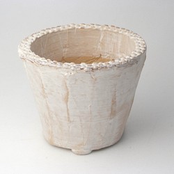 陶器製（3号ポット相当）多肉植物の欲しがる植木鉢 SMMb-8150 1枚目の画像