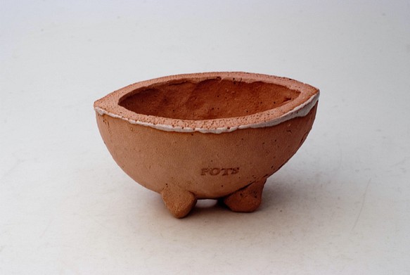 陶器製　多目的自由な植木鉢 CVc-ミカゲピンク-9961 1枚目の画像