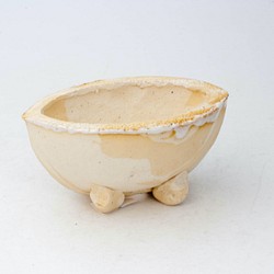 陶器製　多目的自由な植木鉢 CVc-ミカゲマーブル-89 1枚目の画像