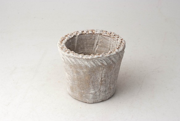 陶器製（2号ポット相当）多肉植物の欲しがる植木鉢 NSSS-3193 1枚目の画像