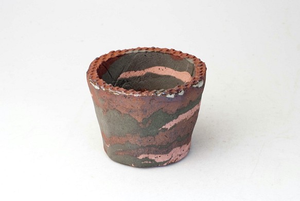 陶器製（２号ポット相当）　植木鉢　 AASc-ミカゲミックス-3407 1枚目の画像