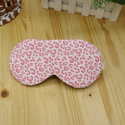 ピンクヒョウプリント調節可能な睡眠マスクギフトバッグ睡眠マスク 1枚目の画像