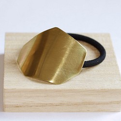 brass真鍮プレートヘアゴム変形 1枚目の画像