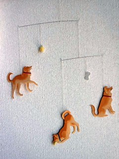 Dogモビール ペーパータイプ　３匹 1枚目の画像
