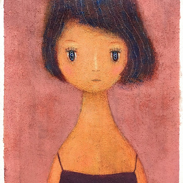 「 本当につらいと涙は出ないんですね。」　　　　　絵画