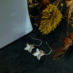 小蝴蝶Butterfly/純銀Silver/耳環Earring 第1張的照片