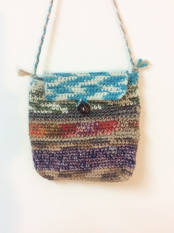 編織小袋-秋色 第1張的照片