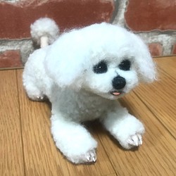 オーダー トイプードル 羊毛フェルト 犬 ハンドメイド ぬいぐるみ