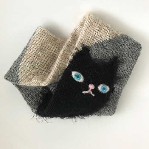 woolの黒猫ウォーマー ネックウォーマー atelier HASU 通販｜Creema