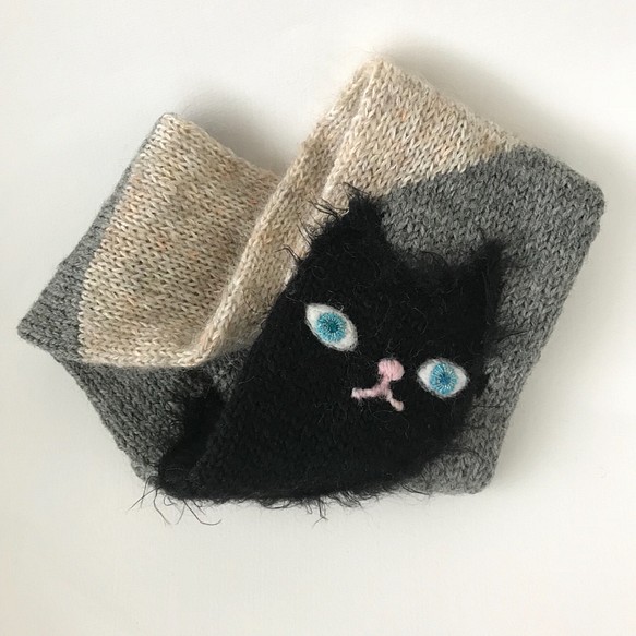 woolの黒猫ウォーマー 1枚目の画像