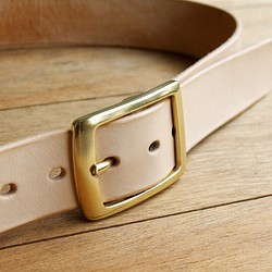 Leather Belt(Custom Name) - Simple Original 1枚目の画像