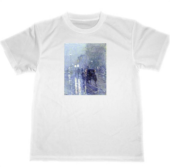 フレデリック・チャイルド・ハッサム ドライ Tシャツ 名画 絵画 アート