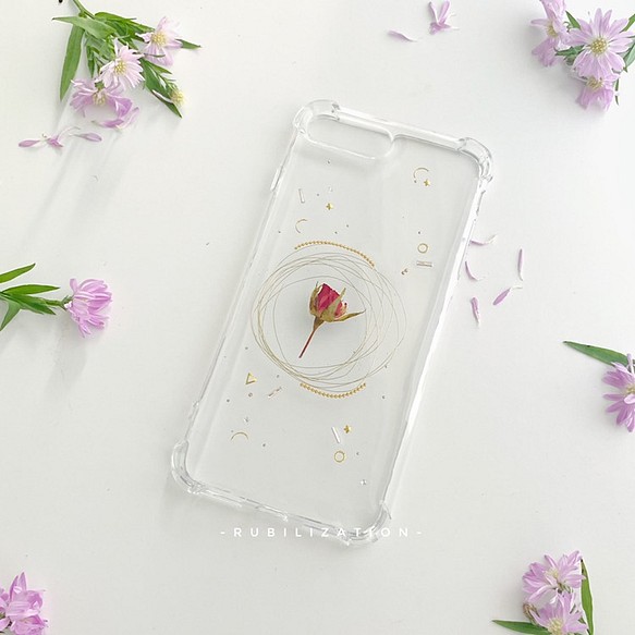 小王子 iPhone SE 獨家原創手機殼 乾燥花保護殼 第1張的照片