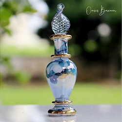［ミニサイズ］エジプトガラス香水瓶 パフュームボトル アロマオイル ミックス 1枚目の画像
