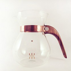 「露‧La Rosee」木質手感咖啡壺-第二代-簡約款-柚木-接單製作 第1張的照片