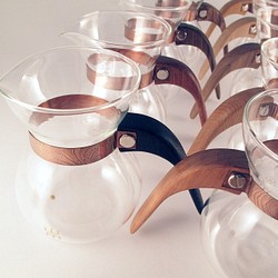 「露‧La Rosee」木質手感咖啡壺-第二代-簡約款-柚木-接單製作 第2張的照片