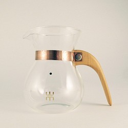 「露‧La Rosee」木質手感咖啡壺-第二代-簡約款-台灣檜木（再生材限量販售）-接單製作 第1張的照片