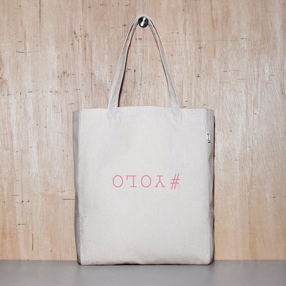 1day1bag #YOLO Canvas Tote Bag - 2 size 1枚目の画像