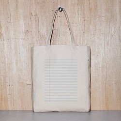 1day1bag 文具控 Notebook-holic 原創帆布托特包 -  兩種尺寸 第1張的照片