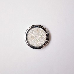 天然貝殼★花菱（智能手機環/沙坑環）|珍珠母藝術|360度旋轉 第1張的照片