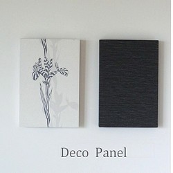 【送料無料】Deco panel　 デコパネル　【壁紙デザインパネル】２枚組　No.01(紺) 1枚目の画像