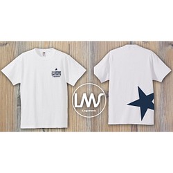 【STAR logo T-shirt/white】 1枚目の画像