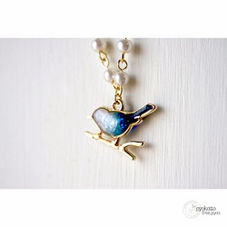 【再入荷】幸せの青い鳥♡ネックレス-20170923-2- 1枚目の画像