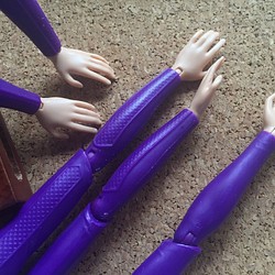 複古芭娃娃比手臂 VINTAGE手工素材 娃娃DIY 素體收集 关节 第1張的照片