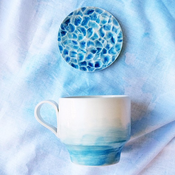 《 Ocean Non Profit Project 工藝 X 公益計劃 》海浪咖啡杯 第1張的照片