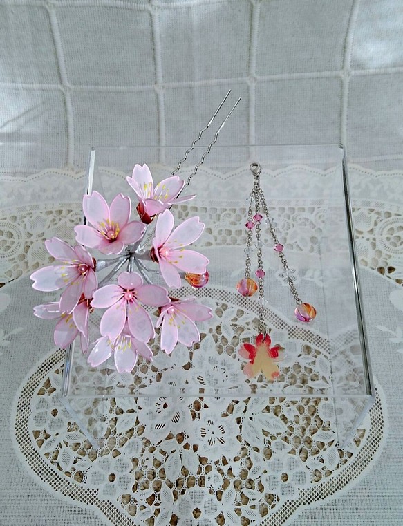 桜の簪　～桜色～　 1枚目の画像