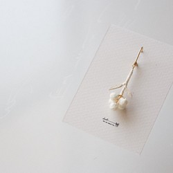 ito hana pierce/earrings(片耳用・airy) 1枚目の画像