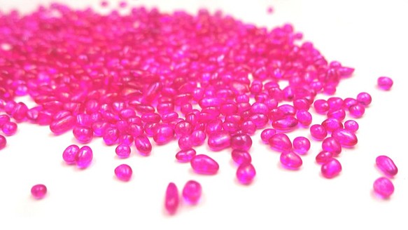 玻璃粒10g★紅紫★極光種子★樹脂封裝材料/玻璃/沙邦球/碎玻璃 第1張的照片
