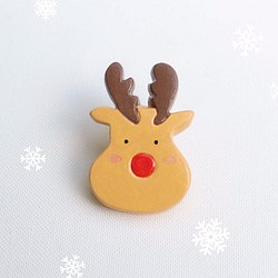 魯道夫 麋鹿 胸針/ 聖誕禮物 第1張的照片