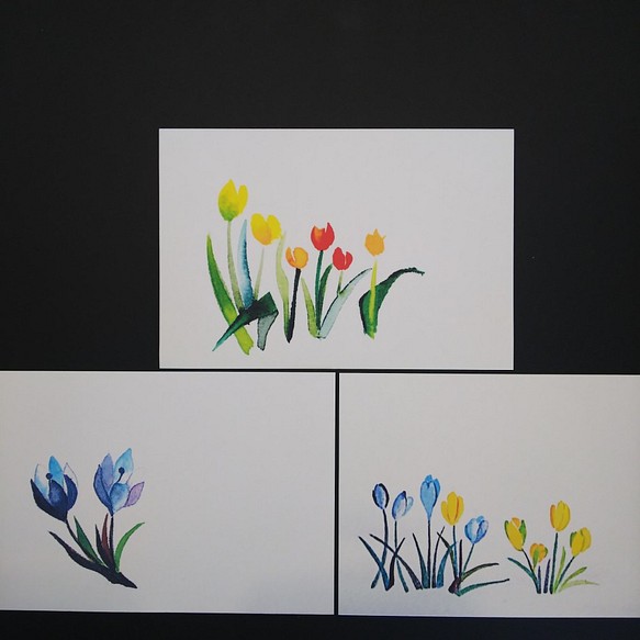 春のカード　3枚セット「3」 1枚目の画像