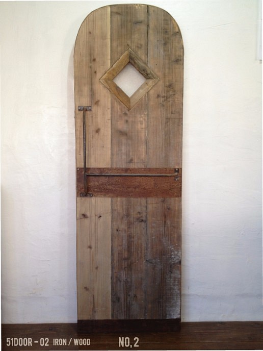 数量限定　AD-C　ドア　木製ドア　古材　アイアンドアバー　ドア　ドアー　扉　ガラス　新築　リノベーション