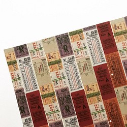 送料無料 オリジナル デザインペーパー チケット A-1 10枚 1枚目の画像