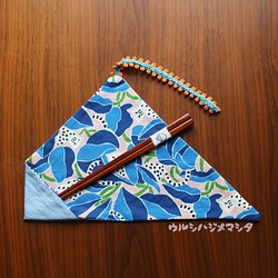 售罄 [套裝] 擦漆筷+筷袋（空 x safari）/ [SET] CHOPSTICKS &amp; BAG (Sky x Sa 第1張的照片
