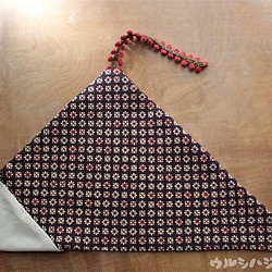 售罄：雙面筷子袋（白色x和服小花）/雙面筷子袋（和服） 第1張的照片