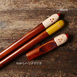 ◆18cm◆[套售]擦漆筷子+筷架（Niwatori）/ [套售]筷子+休息 第1張的照片