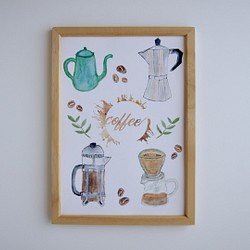 "coffee time"インテリアポスター 1枚目の画像