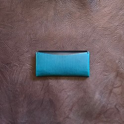 Dew-003長款錢包（修身版）藍色 第1張的照片