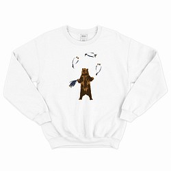 [休閒運動衫]熊與企鵝雜耍 第1張的照片