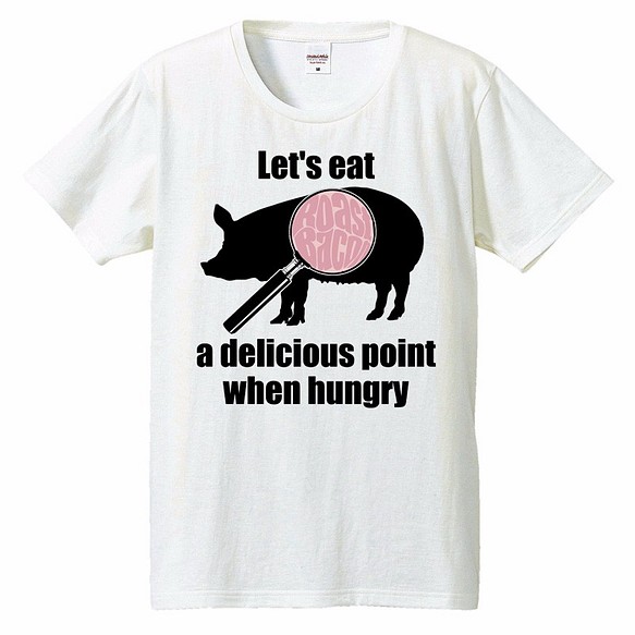 Tシャツ Delicious Points 豚 Tシャツ カットソー Kbc 通販 Creema クリーマ ハンドメイド 手作り クラフト作品の販売サイト