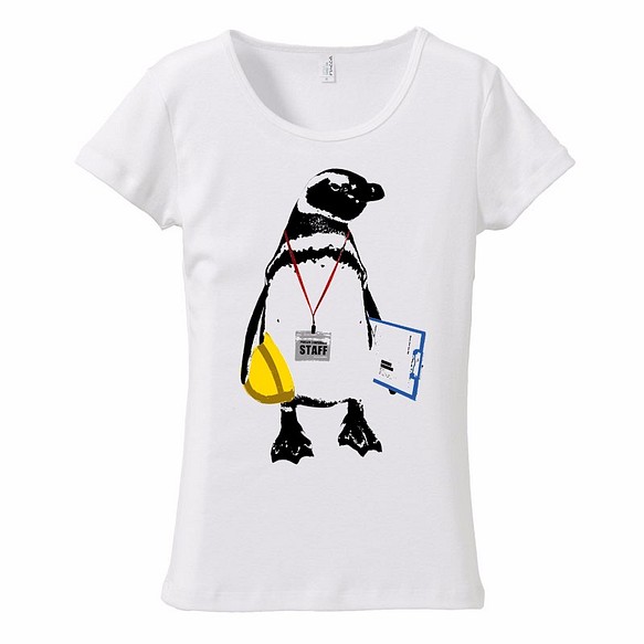 [レディースTシャツ] STAFF Penguin 1枚目の画像