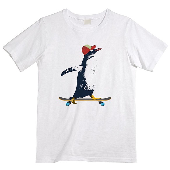 [Tシャツ] Penguin riding 1枚目の画像