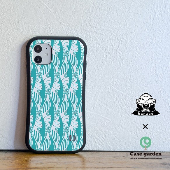 スマホケース Iphone13 Mini Iphone 13 Pro Max グリップケース 魚 和風 Iphoneケース カバー Case Garden 通販 Creema クリーマ ハンドメイド 手作り クラフト作品の販売サイト