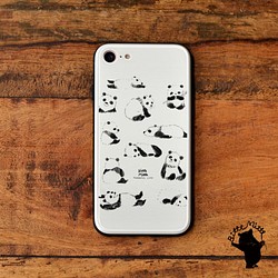 鋼化玻璃外殼智能手機外殼iPhone12 iPhone 12 Pro Max Panda *可以輸入名稱 第1張的照片