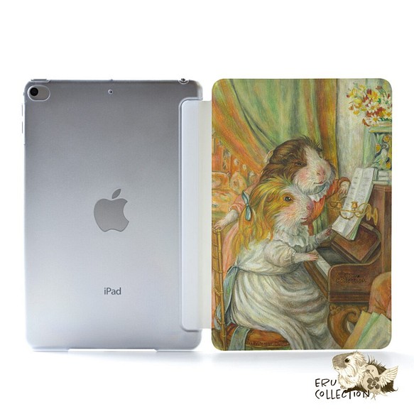 絵画のiPad ケース iPadケース アイパッド カバー iPad 第9世代 第8世代 第7世代 mini6＊名入れ 1枚目の画像
