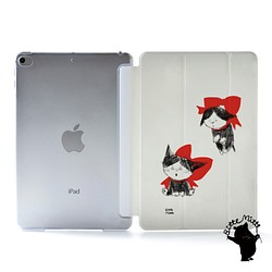 黒猫のiPad ケース iPadケース アイパッド カバー iPad Pro 12.9 11 10.5,9.7 名入れ 1枚目の画像