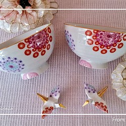 茶碗～花火◆ポーセラーツ 1枚目の画像